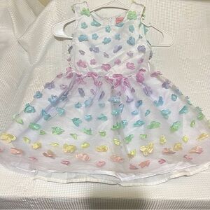 Colorful Floral Kids Dress